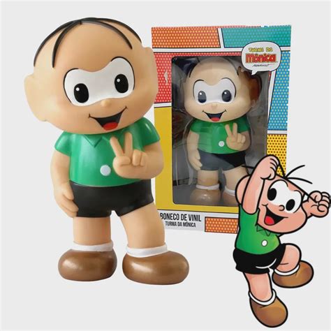 Boneco Cebolinha Turma da Mônica Vinil 18cm Zippy Toys no Shoptime