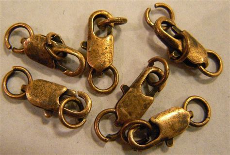 Free Shipping Antique Copper Lobster Clasp Lobster Claw Clasp 14mm 0