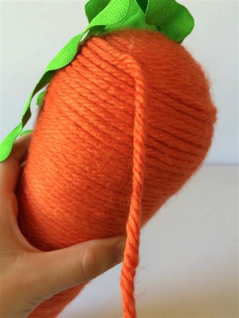 Making A Yarn Wrapped Carrot ThriftyFun