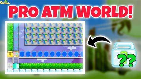 Building Pro Atm World Growtopia Youtube