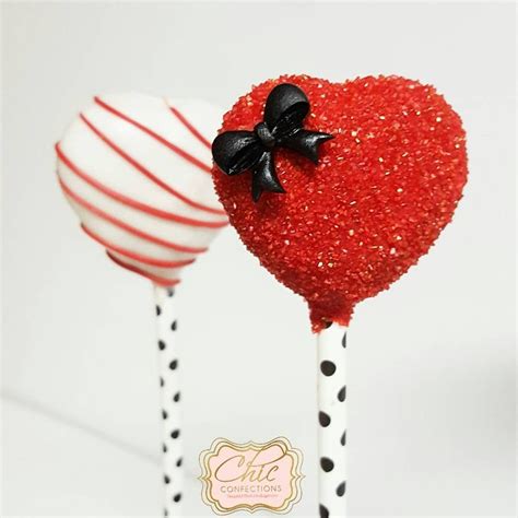 Heart shaped Cake Pops #ChicConfections #heartcakepops # ...