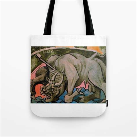 Picasso Dying Bull 1934 T Shirt Artwork Reproduction Tote Bag By Artorama Shop Society6