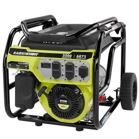 Ryobi Watt Gasoline Powered Portable Generator Ry The