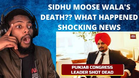 Punjabi Singer Congress Leader Sidhu Moose Wala Shot Dead Punjab