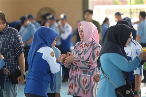 Indira Yusuf Ismail Hadir Di Acara Halal Bihalal PDAM Kota Makassar