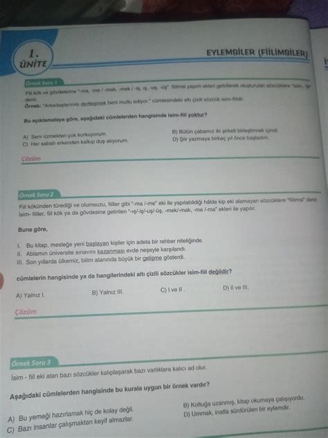 8 SINIF FIILIMSILER pazar gününe kadar yapilmasi gerek Eodev