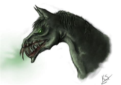 Its A Kind Of Totally Not Original Green Demon Horse Description From