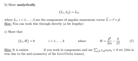 Solved 2) Poisson bracket: a) Show that the fundamental | Chegg.com