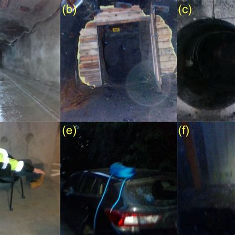 Exemplary Images From Robots Exploration In The Darpa Subterranean