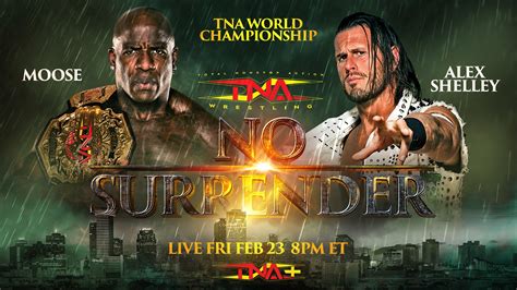 Tna No Surrender 2024 Moose Défendra Son Titre Face à Alex Shelley