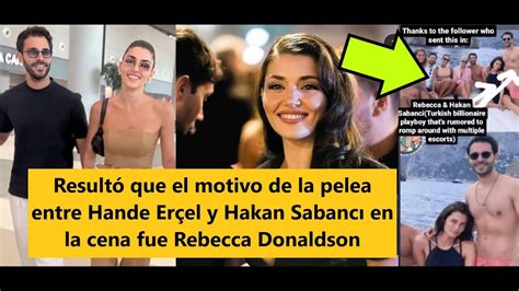 Resultó que el motivo de la pelea entre Hande Erçel y Hakan Sabancı en