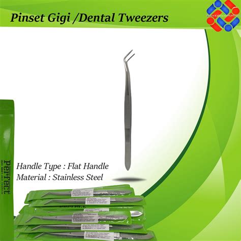 Jual Pinset Dokter Gigi Ortho Dental Mulut Stainless Tebal Shopee