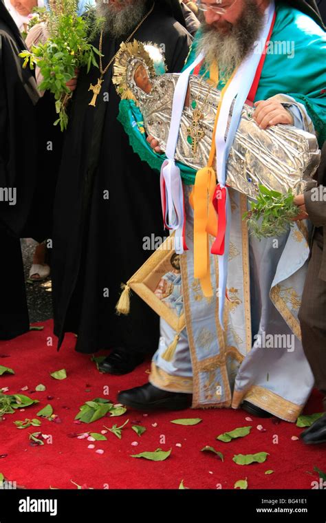 Sacerdote Cristiano Ortodosso Greco Di Gerusalemme Immagini E