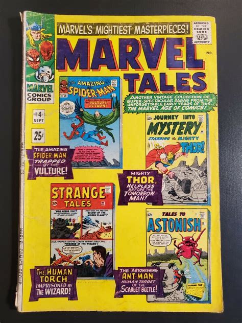 Marvel Tales 4 1966 G VG 3 0 Reprints Amazing Spider Man 7