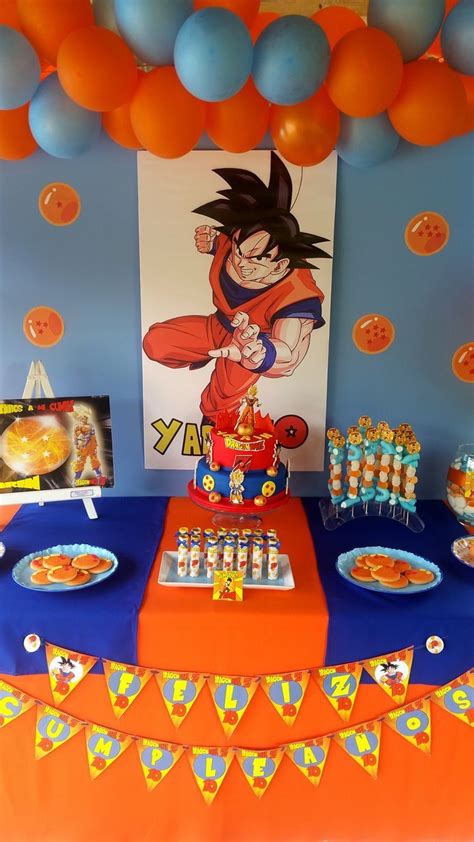 Pin de MESA DE DULCES TEMATICAS en Temática Goku Fiesta de goku