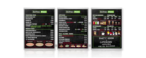 Indoor Magnetic Menu Boards Origin Menu Boards