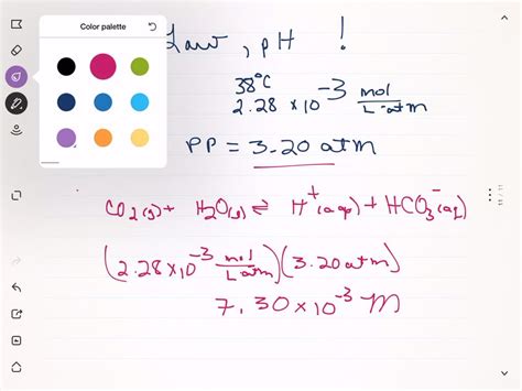 Solved Henrys Law Constant For Mathrm{co} {2} A…