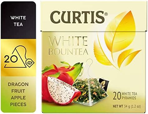 CURTIS TEA, BOUNTEA BLANC, THÉ BLANC CHINOIS AVEC PITAHAYA, 20 ...