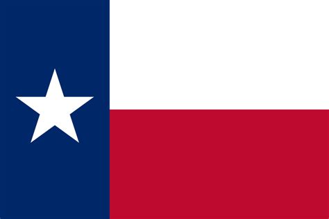 Texas flag color codes