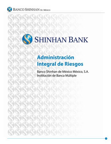 PDF Administración Integral de Riesgos Banco Shinhan de