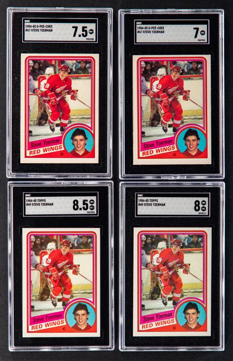 Lot Detail O Pee Chee And Topps Sgc Graded Rookie Cards Of