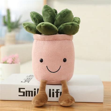 Potted Succulent Plush Plant Plush Co