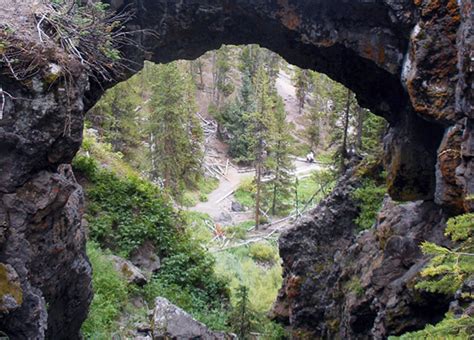 Natural Bridge Trail, Yellowstone National Park, Wyoming