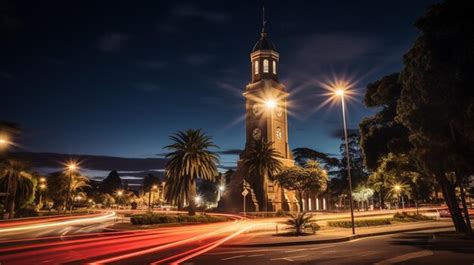 Premium AI Image | Night view of Perth Bell Tower