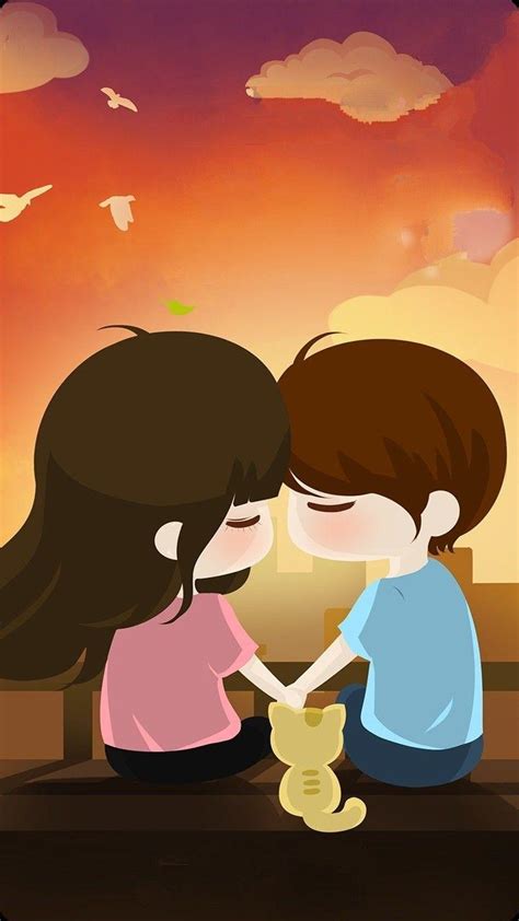 Cute Couple Cartoon Wallpapers - Top Free Cute Couple Cartoon ...