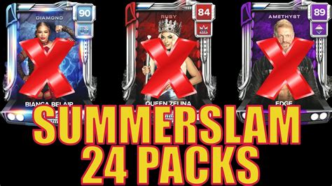 Wwe K My Faction Summerslam Pack Opening Packs Trying To