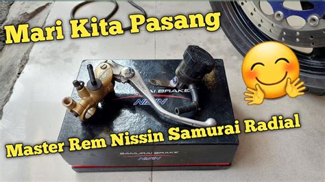 Pasang Master Rem Nissin Samurai Radial Di Vixion Old YouTube