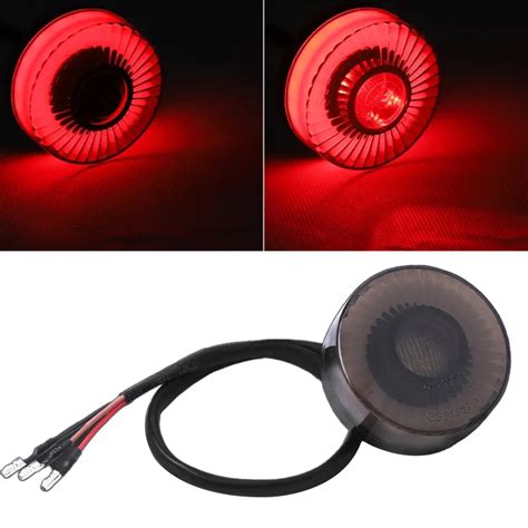 Motorrad Atv Led Stop Hinten Drl Laufen Bremse R Cklicht Rot Rund