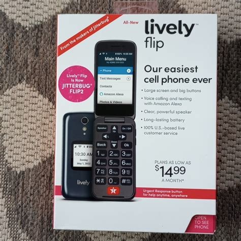 Lively Cell Phones Accessories Brand New Lively Flip Cell Phone