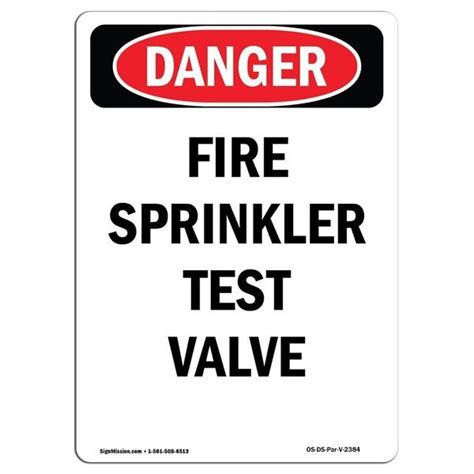 Signmission Safety Sign Osha Danger 18 Height Aluminum Fire