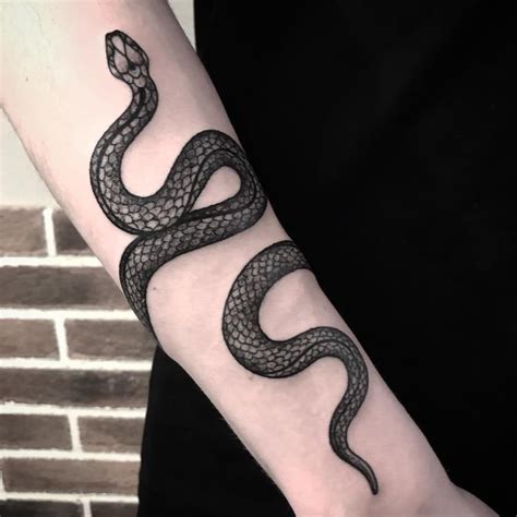 Snake Tattoo, Small Snake Tattoo, Snake Tattoo Design, Traditional ...