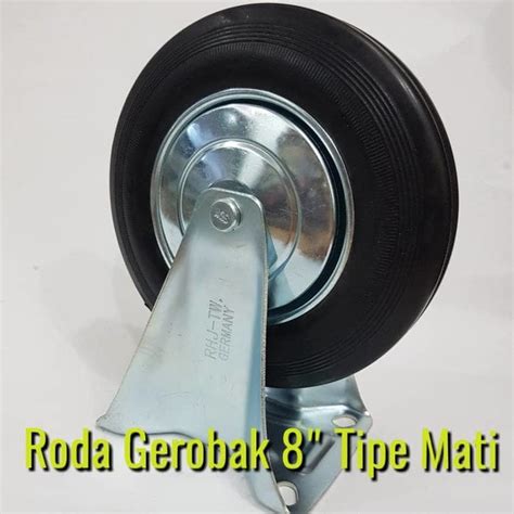 Jual Roda Troli Mati Roda Troli Inch Roda Karet Roda Etalase Roda