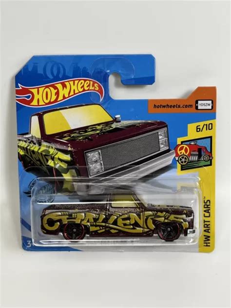 Hot Wheels Chevy Silverado Hw Art Voitures Echelle Fyc D