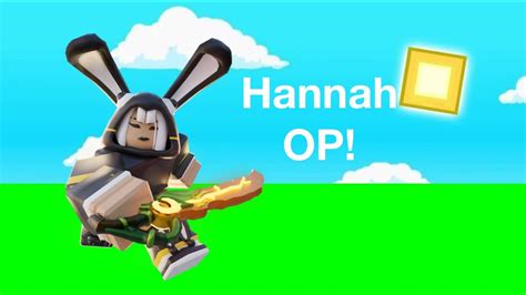 So I Tried Hannah Kit In Roblox Bedwars Roblox Bedwars YouTube