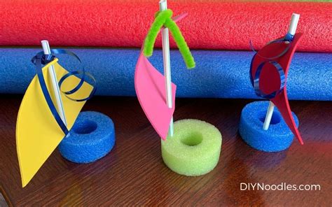 Easy Diy Pool Noodle Boats Kids Love Diy Noodles