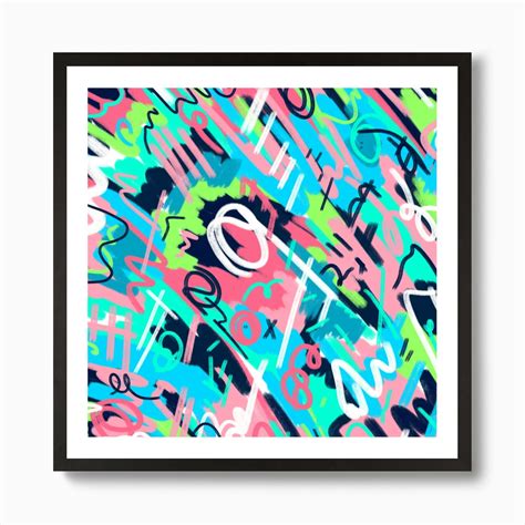 Funky Abstract Painting Art Print by Danielle Gensler Abstracts - Fy