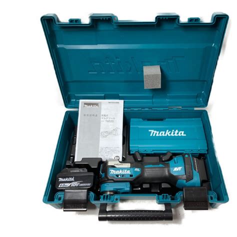 Makita マキタ 18v 充電式マルチツール バッテリ1個・先端工具付 （充電器別売り） Tm52d ブルー｜中古｜なんでもリサイクルビッグバン