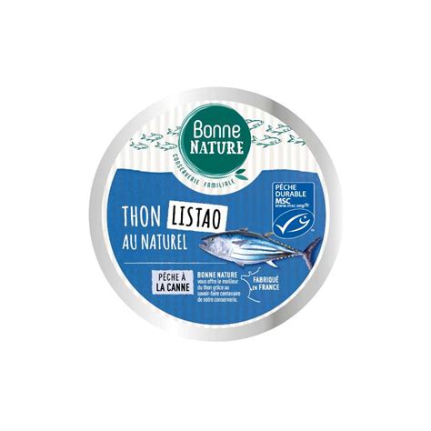 Thon Listao MSC Au Naturel Bonne Nature 112 G Bam Courses