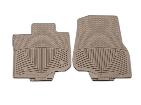 Weathertech F 150 All Weather Front Rubber Floor Mats Tan W345tn 15 23 F 150 Supercab