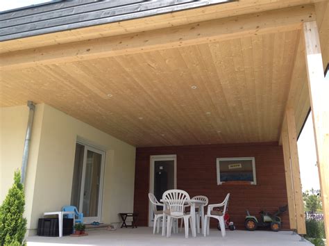 Terrasse Toit Plat Et Garage Attenant Abt Construction Bois