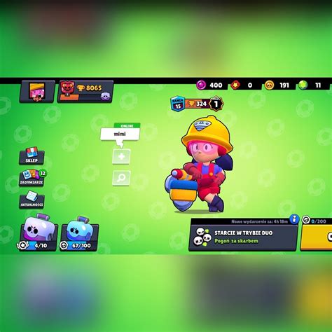 Konto Brawl Stars Zielona G Ra Kup Teraz Na Allegro Lokalnie