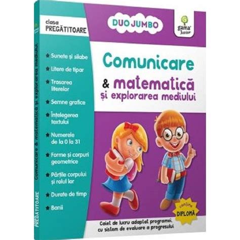 Comunicare Si Matematica Si Explorarea Mediului Clasa Pregatitoare