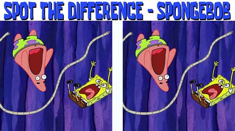 Spot The Difference Spongebob Edition 003 Youtube