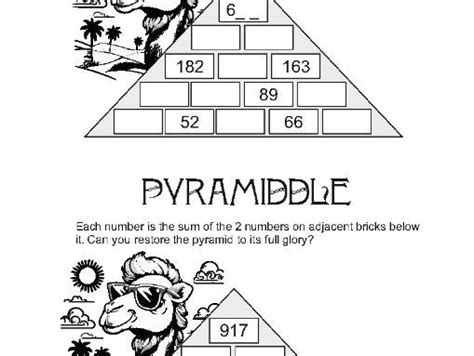 Pyramid Puzzle | Teaching Resources