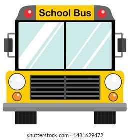 School Bus Flat Design Back School Stock Vector (Royalty Free ...