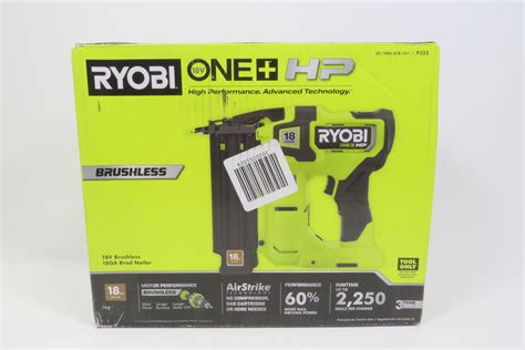 Ryobi P One Hp V Gauge Brushless Cordless Airstrike Brad Nailer